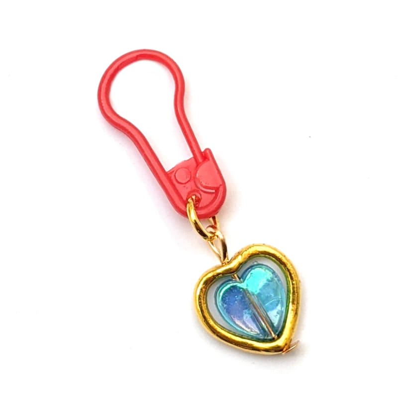 MM_Set_Herz_gold_3 Maschenmarkierer Herz gold, Bild 3